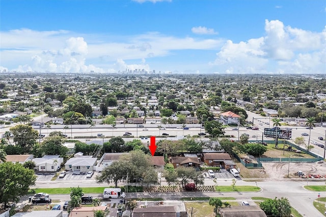 100 NE 51st St, Oakland Park, FL 33334 - birds eye view of property featuring a view of city and a residential view