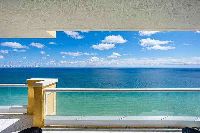 17875 Collins Ave Unit 3404, Sunny Isles Beach, FL 33160 - balcony featuring a water view