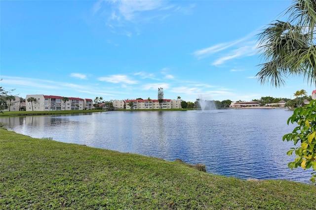 property view of water