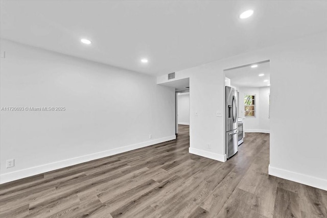 interior space featuring hardwood / wood-style flooring