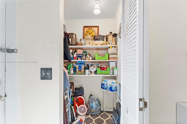 view of pantry