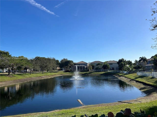 property view of water