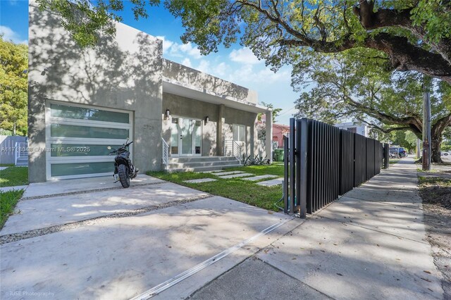 exterior space featuring a yard and a patio area