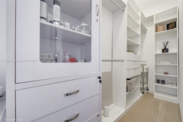 home office featuring light hardwood / wood-style flooring