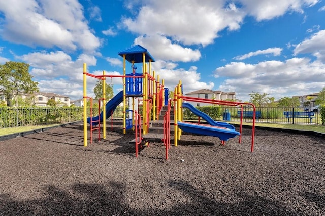 view of jungle gym