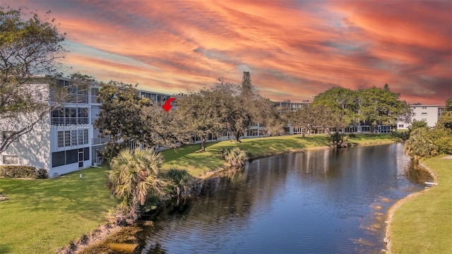 property view of water