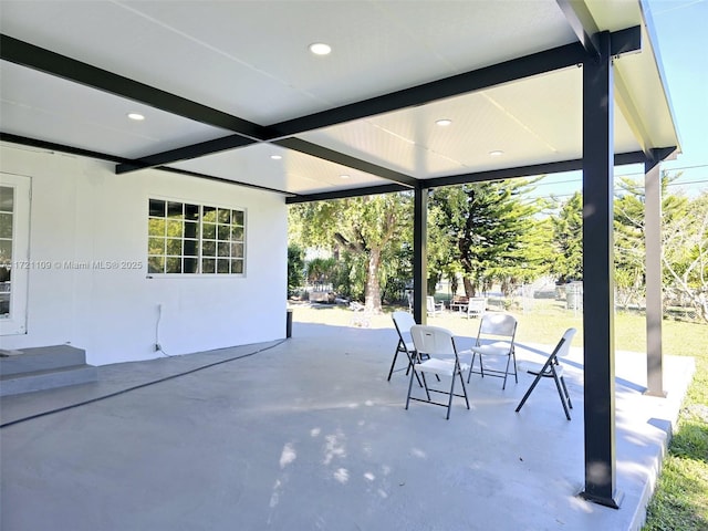 view of patio