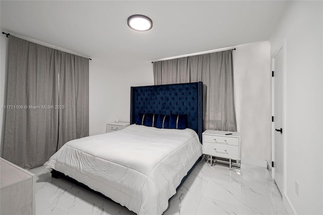 571 Raven Ave, Miami Springs, FL 33166 - bedroom with marble finish floor and baseboards