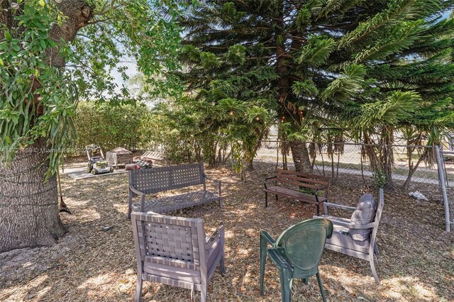 571 Raven Ave, Miami Springs, FL 33166 - view of yard featuring fence