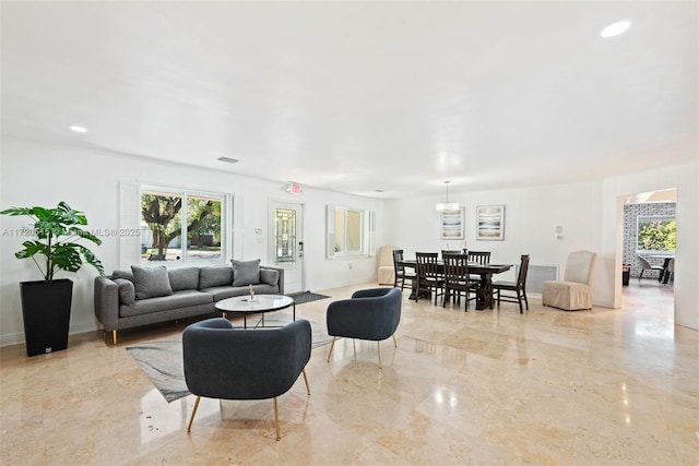 view of living room