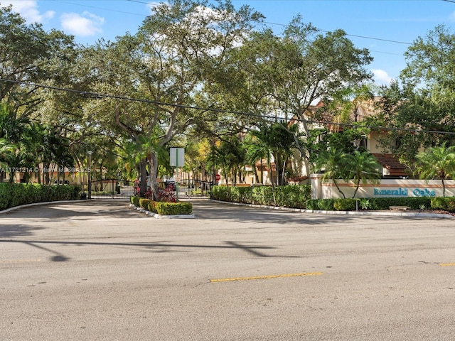 view of road