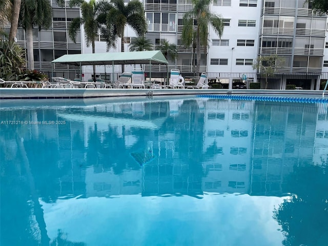 view of pool