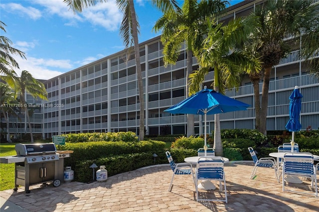 410 N Federal Hwy Unit 216, Deerfield Beach, FL 33441 - view of patio / terrace featuring grilling area