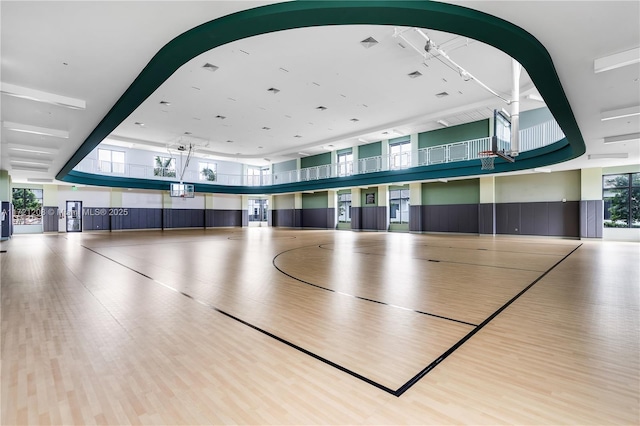 view of sport court with community basketball court