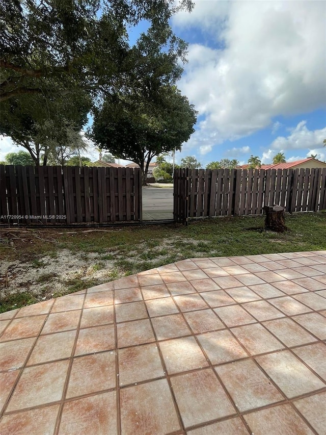 view of patio