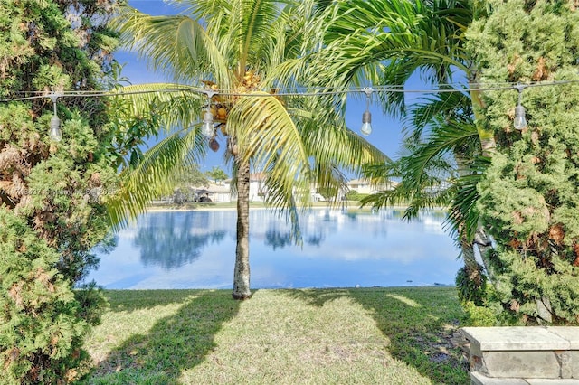 view of water feature