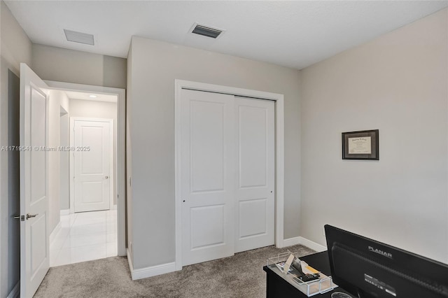 interior space featuring a closet