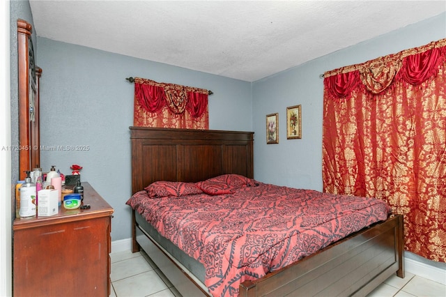 view of tiled bedroom