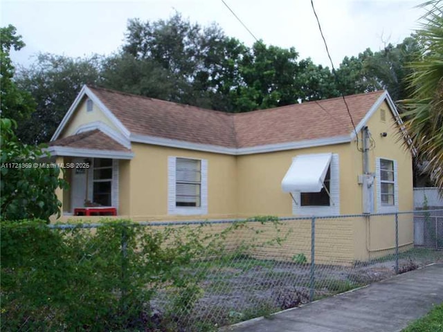 view of side of property