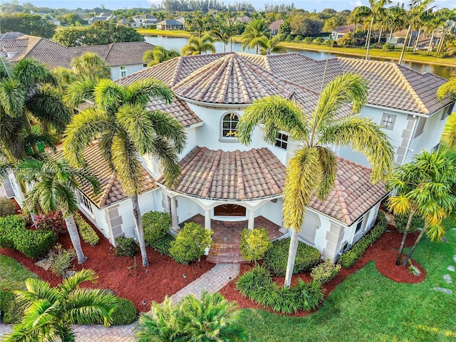 14403 S Jockey Cir S, Davie, FL 33330 - aerial perspective of suburban area with a large body of water