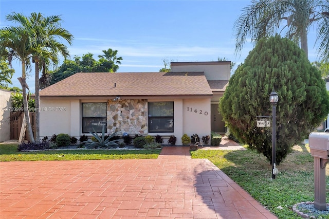 view of ranch-style home