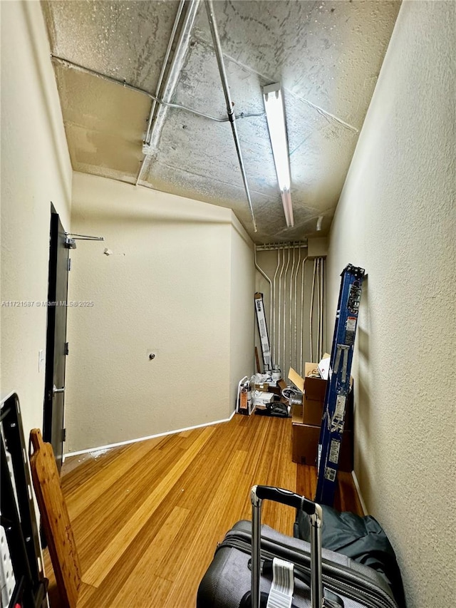 interior space featuring hardwood / wood-style floors