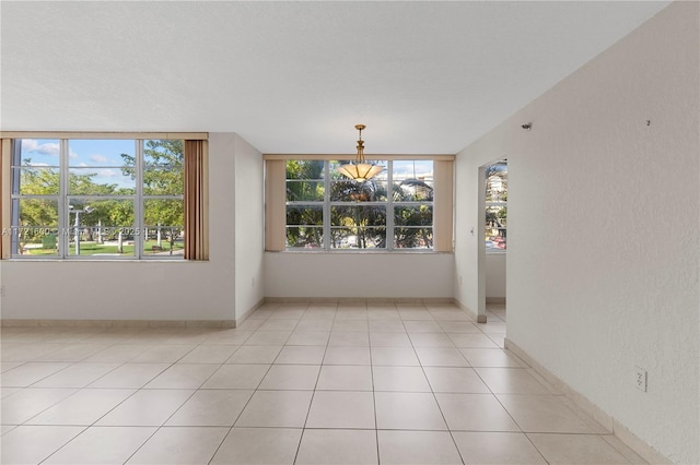 view of tiled empty room