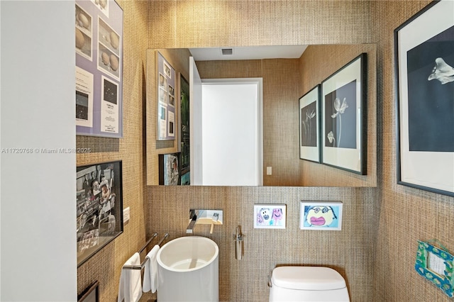 bathroom with toilet