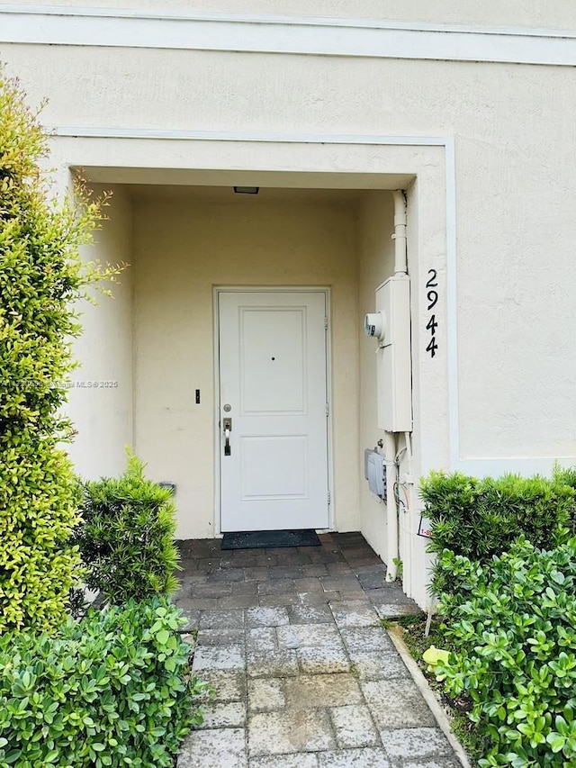 view of property entrance