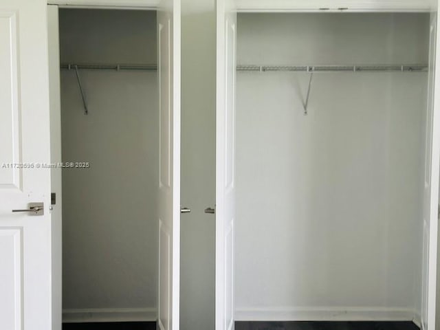 view of closet