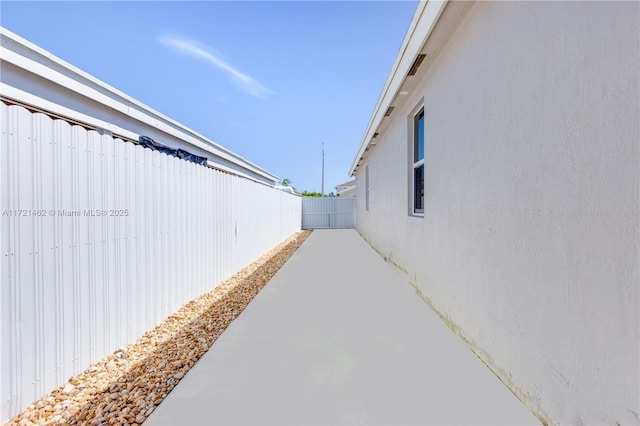 view of home's exterior featuring a patio