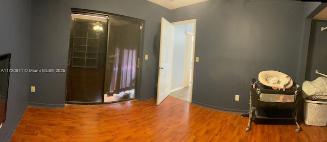 interior space featuring hardwood / wood-style flooring