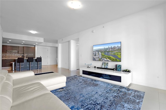 7751 NW 107th Ave Unit 509, Doral, FL 33178 - living room with light tile patterned flooring