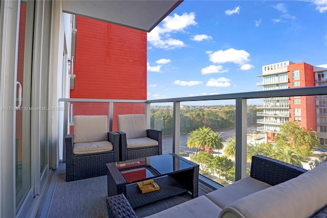 7751 NW 107th Ave Unit 509, Doral, FL 33178 - balcony with an outdoor hangout area