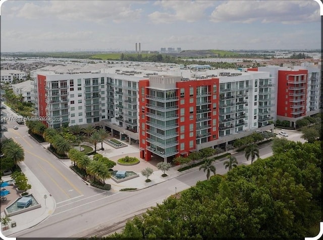 view of building exterior with a view of city