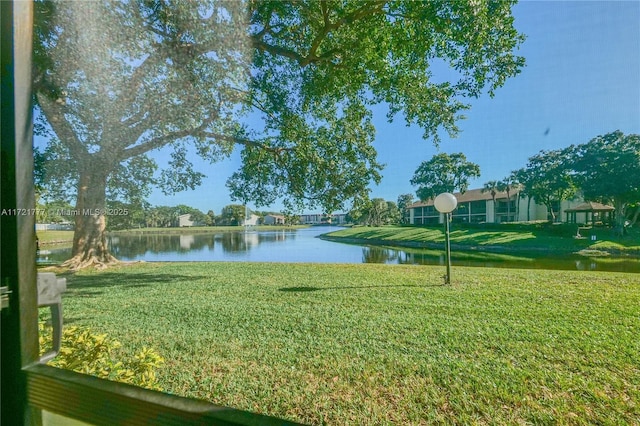 view of water feature