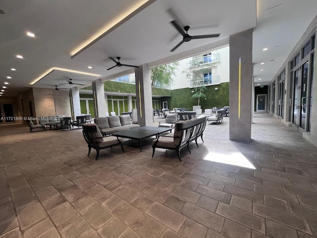 view of patio / terrace featuring outdoor lounge area