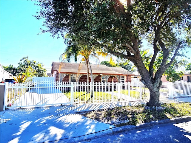 view of front of home