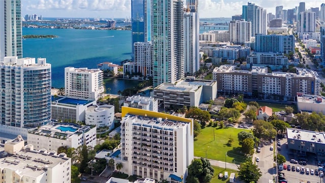 city view featuring a water view