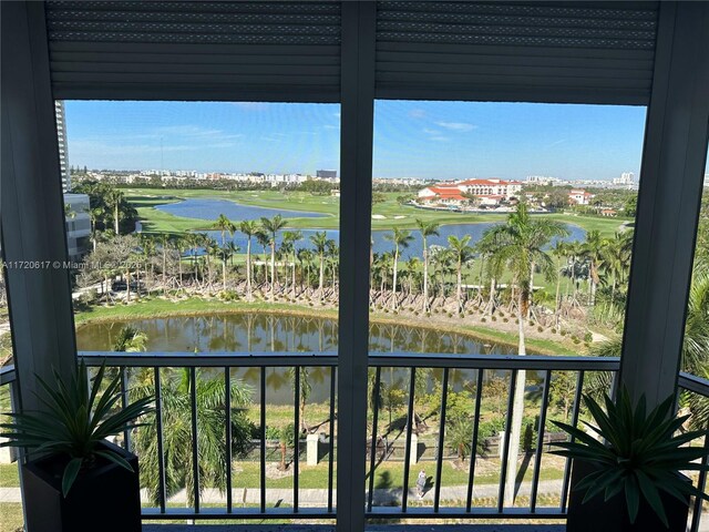 property view of water