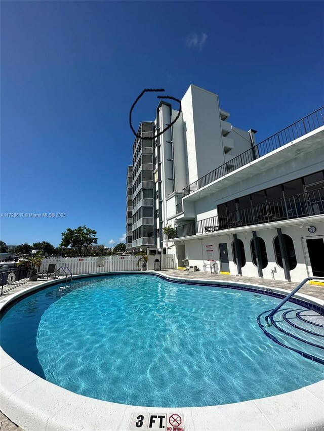 view of pool