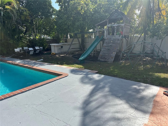 10331 SW 135th Ct, Miami, FL 33186 - view of pool with a playground