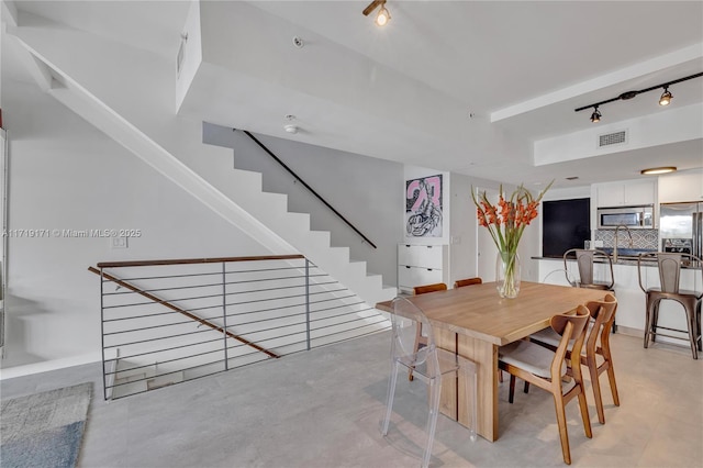 view of dining area