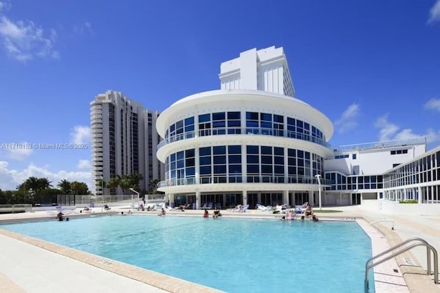 view of pool