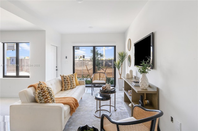 view of living room