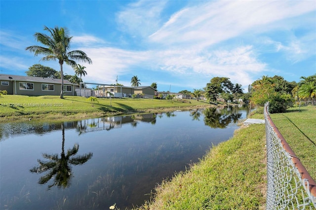 property view of water