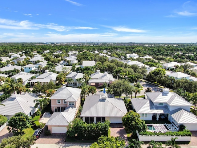 birds eye view of property featuring a residential view