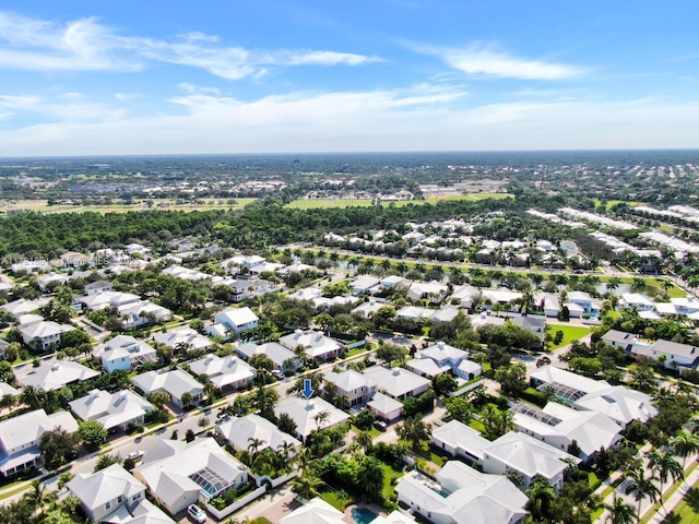 birds eye view of property featuring a residential view