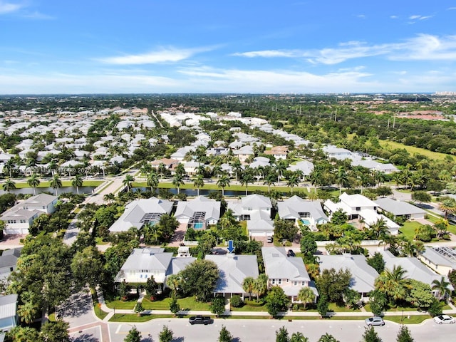 bird's eye view featuring a residential view