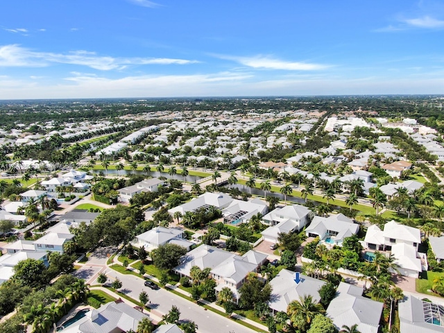 bird's eye view featuring a residential view